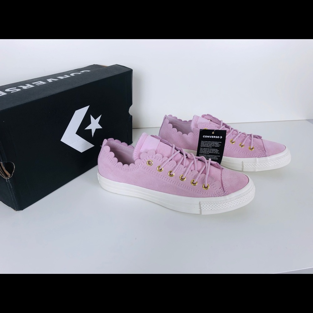 Converse Ctas Frilly Thrills Pink Foam/Gold/Egret - Picture 5 of 8